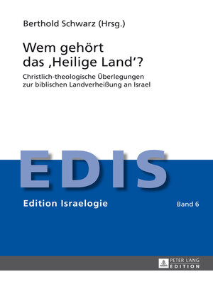 cover image of Wem gehoert das «Heilige Land»?